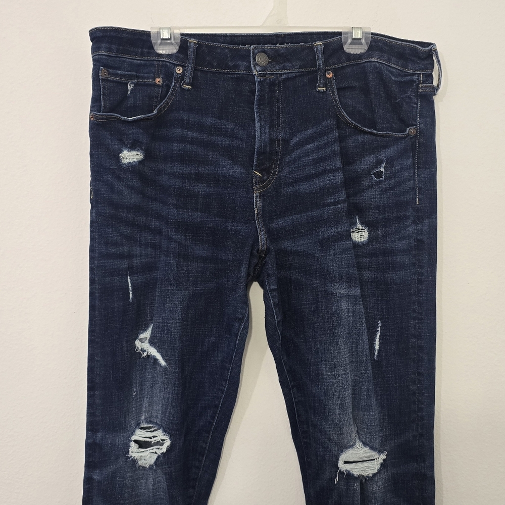 American Eagle Airflex Athletic Distressed Jeans - Picture 2 of 5